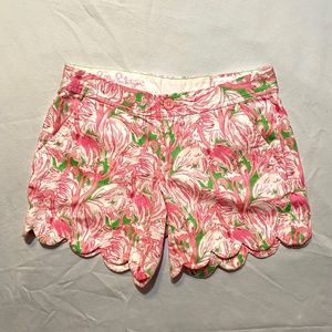 Lilly Pulitzer Pink Buttercup Shorts - Size 000